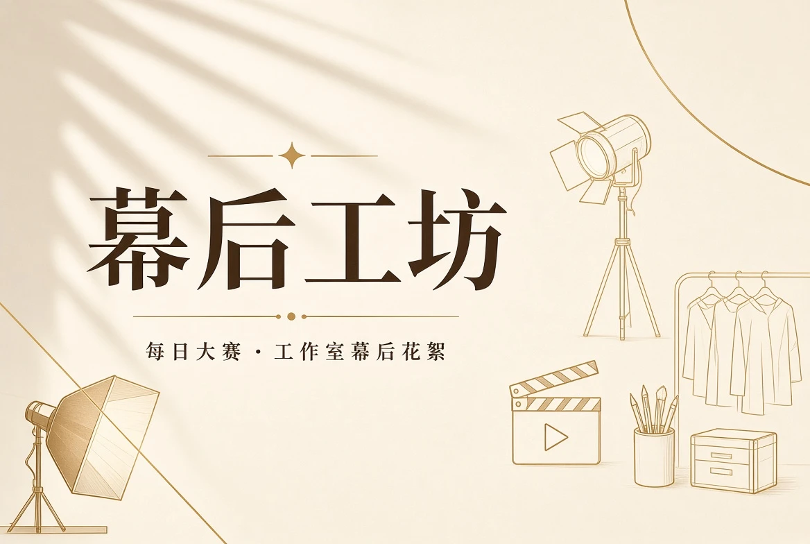 灯光与舞台后台筹备主题画面